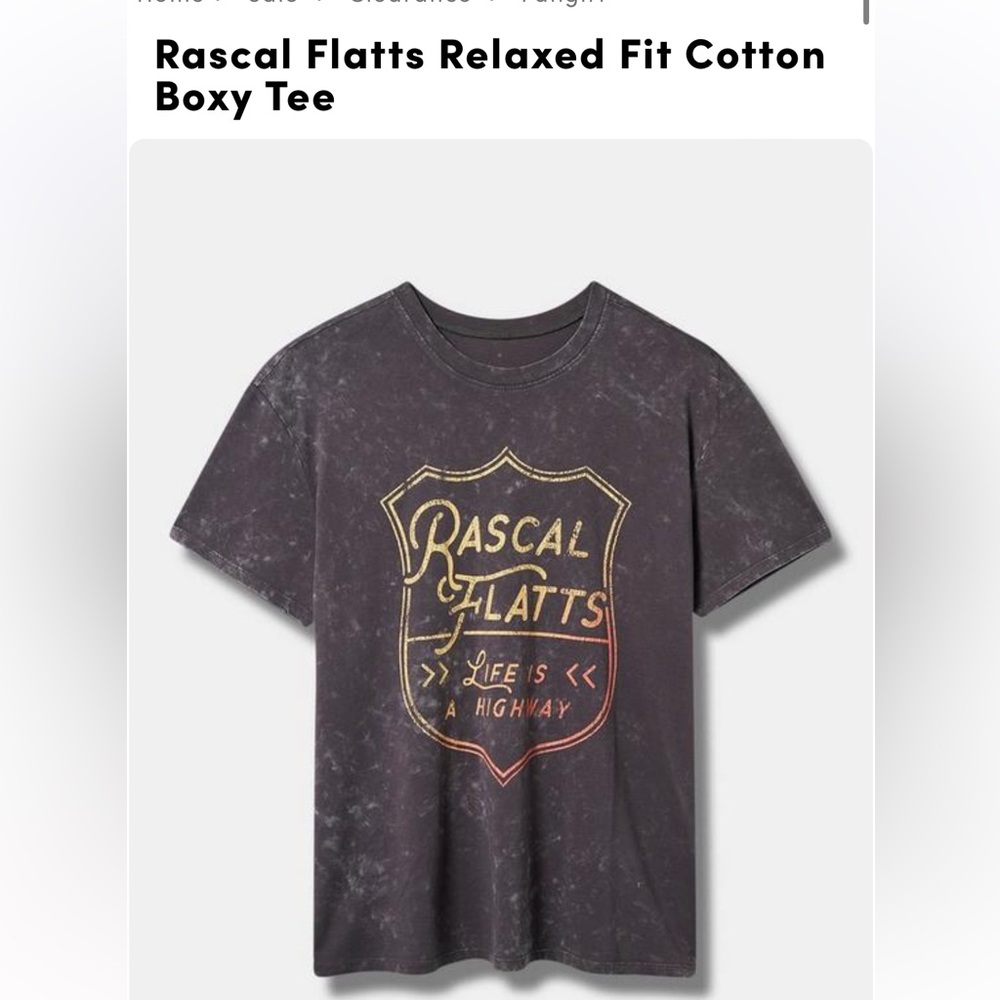 Torrid band tee